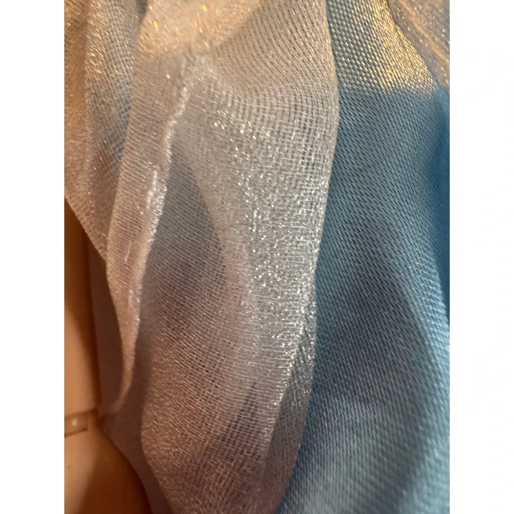 Disney Princess Cinderella Royal Shimmer Doll Blue Glitter Gown‎ Mattel